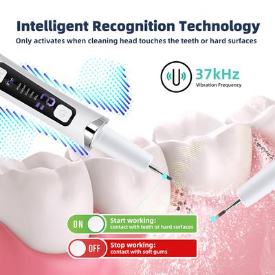 5 Modes Electric Ultrasonic Dental Scaler 9 Levels Tooth Cleaner Calculus Oral Tartar Remover Tooth Stain Cleaner Teeth Cleaning