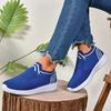 Mesh Breathable Mid-fly-woven Shoes Soft-soled Mother Travel Sports Spring and Summer Casual Shoes