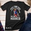 Mens Full Time Dad Part Time Hooker Funny Fishing Dad Unisex T-shirt
