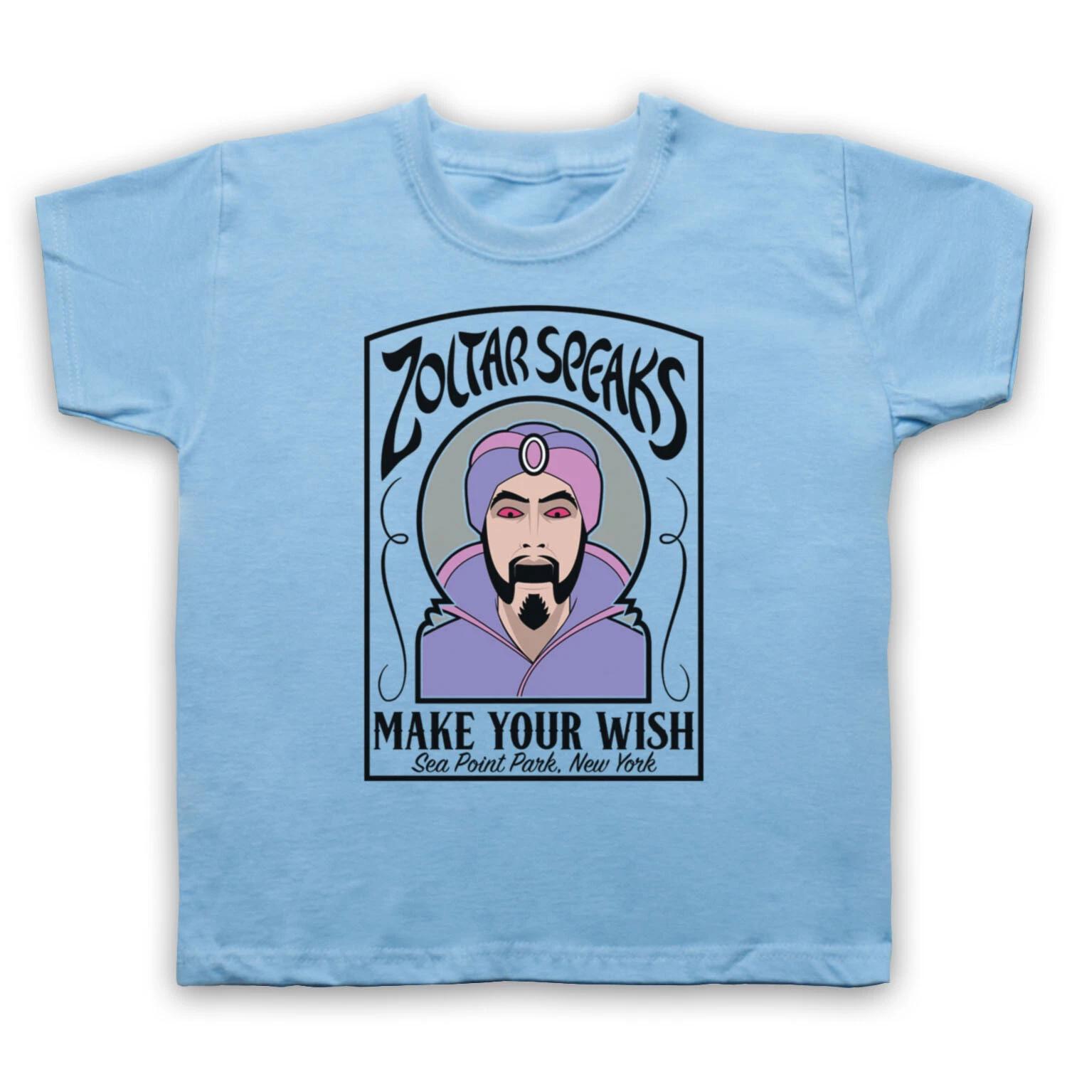 

BIG 80 S MOVIE FUNFAIR ZOLTAR SPEAKS MAKE YOUR WISH KIDS CHILDS T-shirt 100