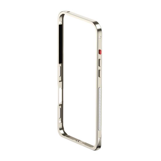 Metal Phone Case for IPhone 17/17 Pro/17 Max/17 Air Detachable Lens Cover & Heat Dissipation Phone Case Ultra-Thin Protective Frame with Hidden Strap