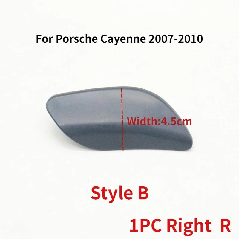 

For Porsche Cayenne 9PA 2007-2010 Front Bumper Headlight Washer Nozzle Cover Headlamp Water Sprayer Jet Cap Style B Right R