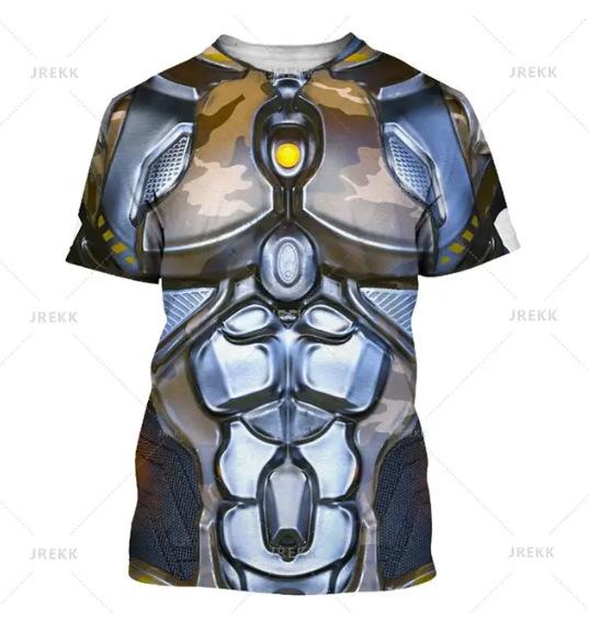 3D printed T-shirt for men and women, short-sleeve T-shirt, hip-hop casual street plus-size T-shirt, 2024 new arrival