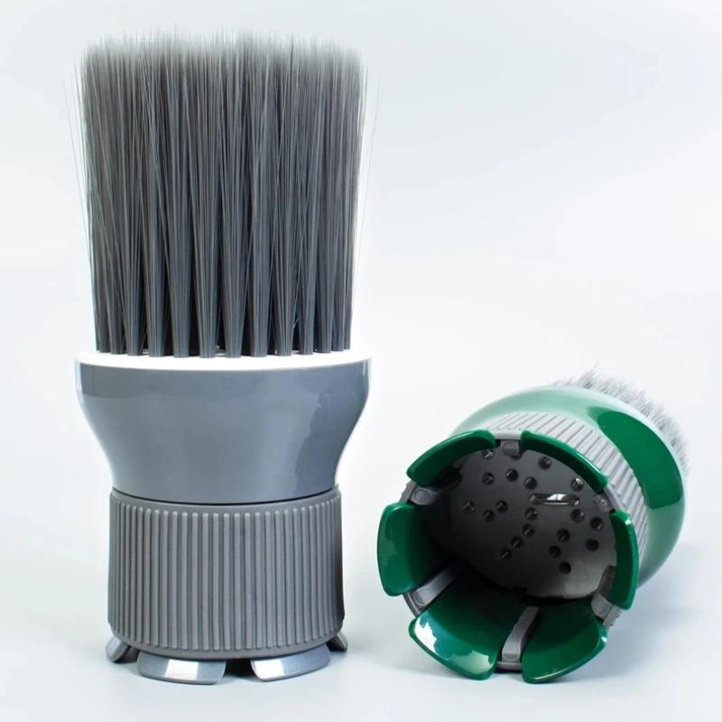 Barbershop Hair Dryer Brush for Salon Whirlwind Neck Cleaning Hair Sweeper Hairdressing Haircut Shredded Barber Hairbrush Tools