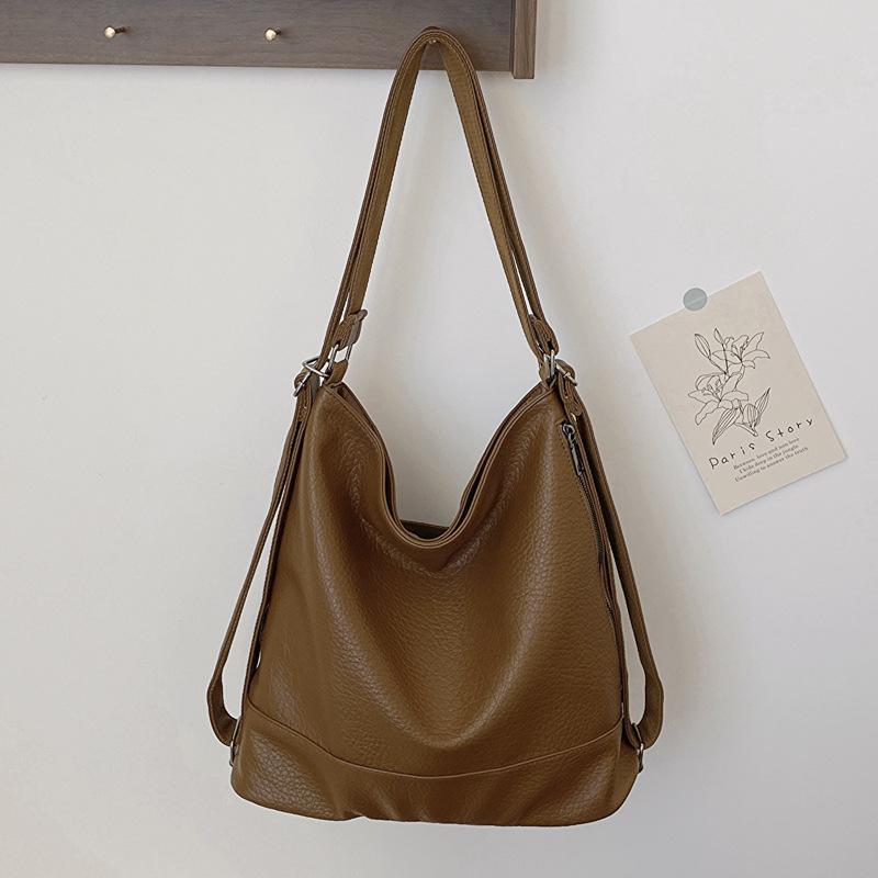 Meradotot Pack Women s New Style Multi-functional High-end Large Capacity Commuting Backpack for AutumnWinter Outdoor Use коричневый 2290₽