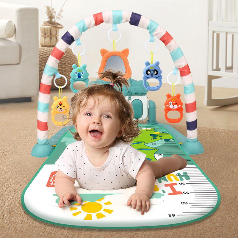 Baby Fitness Pedal Piano Gym: Infant Activity Toy, Ages 3+ Months