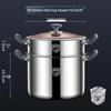 Extra Deep 316 Stainless Steel Stewing & Soup Pot - Food Grade, Large Capacity, Thick & Durable
