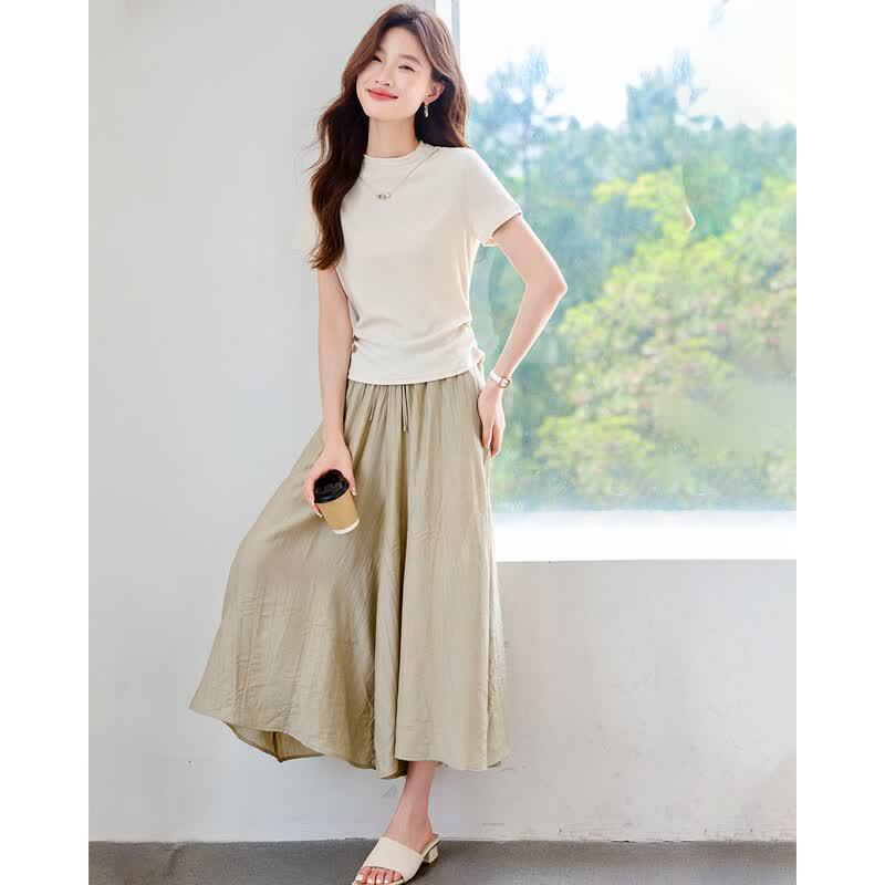 TERRE BLEUE Women's Summer Two-Piece Set