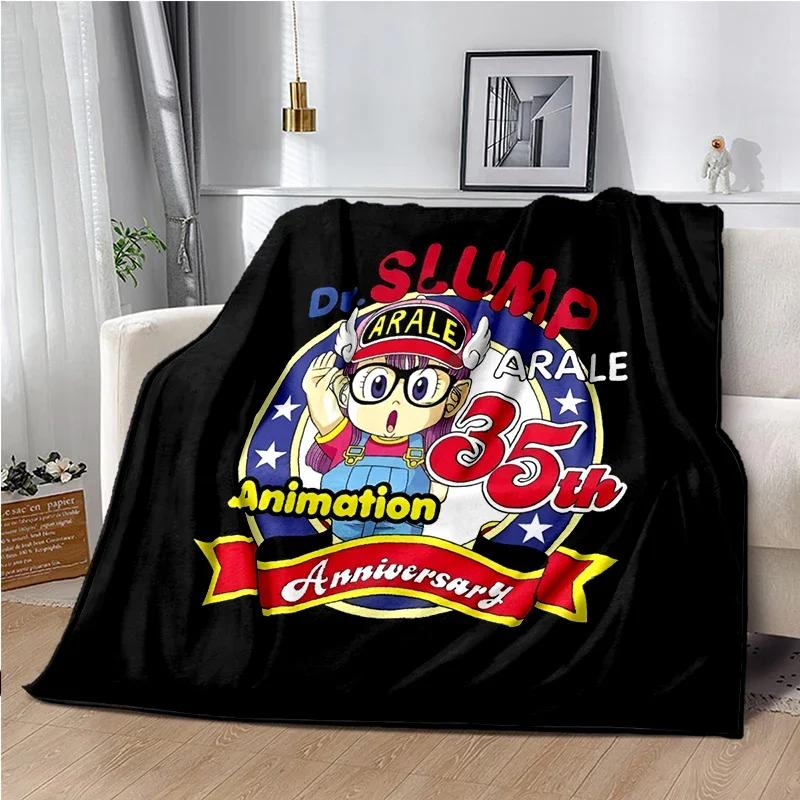 Cute Anime DR S-Slump A-Arale Blanket Super Soft Cartoon kawaii Blanket for Travel Bedding Couch Sofa Bed Blanket Birthday Gift