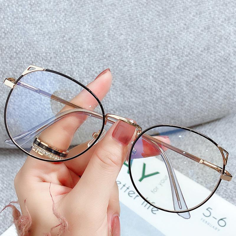 

Female Cat Eye Finished Myopia Glasses Women Anti Blue Light Eyewear Student Computer Alloy Myopic Eye Eyeglasses Frames 0 Anti Blue Light