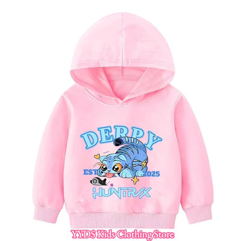 2025 Hot Kpop Dämonenjäger Kinder Charakter Kapuzenpullover Print Pullover Mädchen Herbst Hoodie Neuheiten für den Herbst