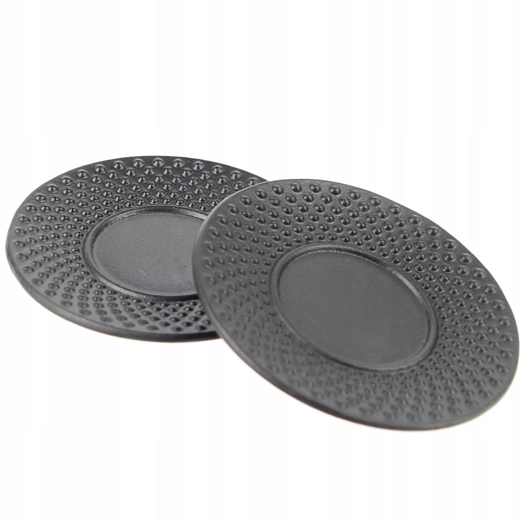 CAST IRON SAUCER FOR CAST IRON CUPS, Set of 2