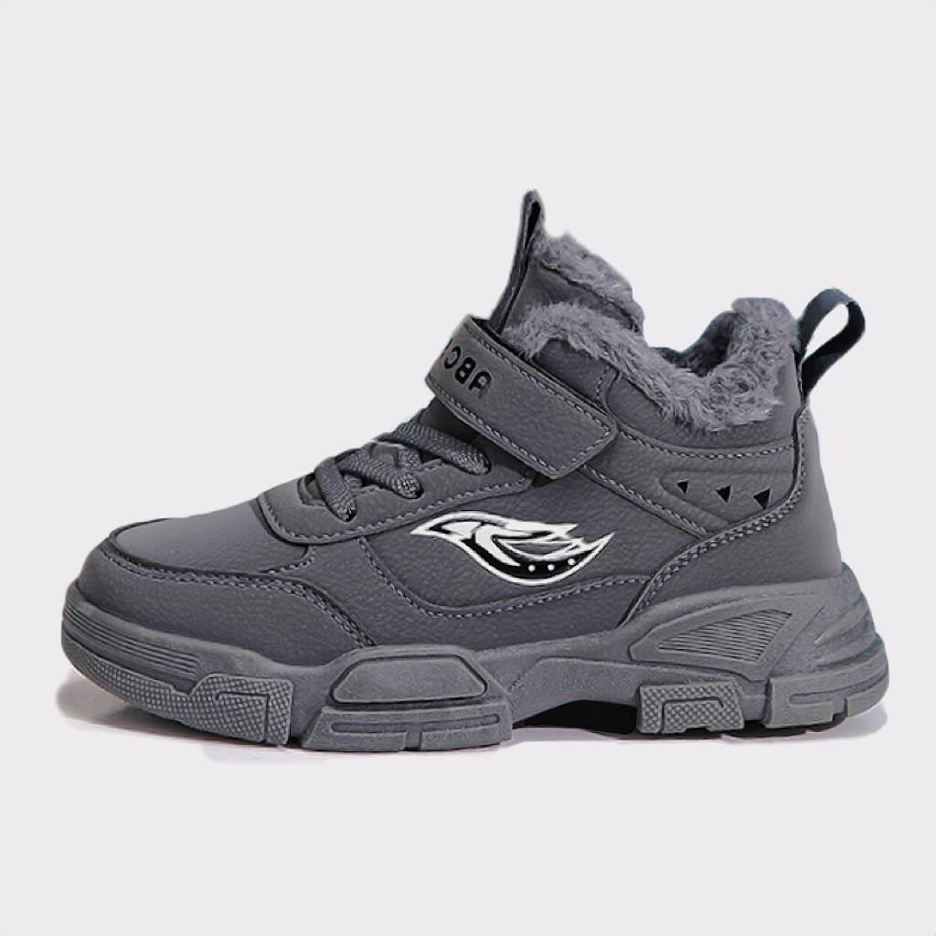 Kids' Winter Non-Slip Cotton Martin Boots - Fleece Lined, Thickened, Plus Size, Warm Snow Boots for Boys & Girls