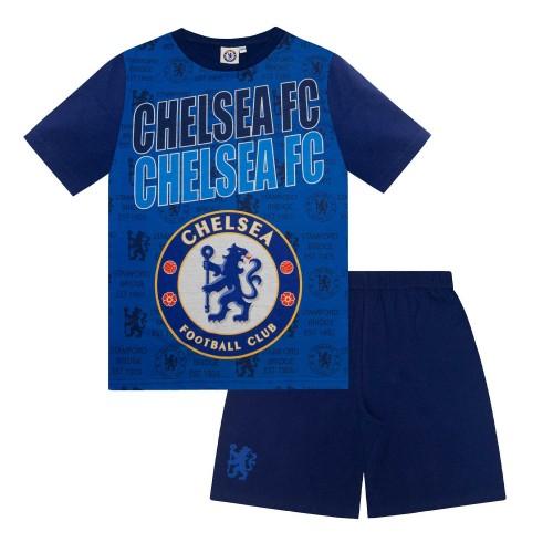 Chelsea FC Boys James 24 Sublimation Short Pyjama Set