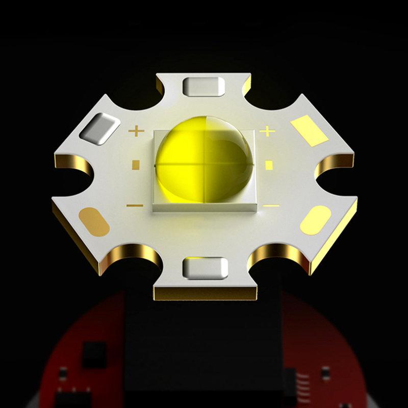 XHP70 Blendtaschenlampe USB-Aufladung mit Ausgang Zoom-Taschenlampe Blendung P70 Taschenlampe