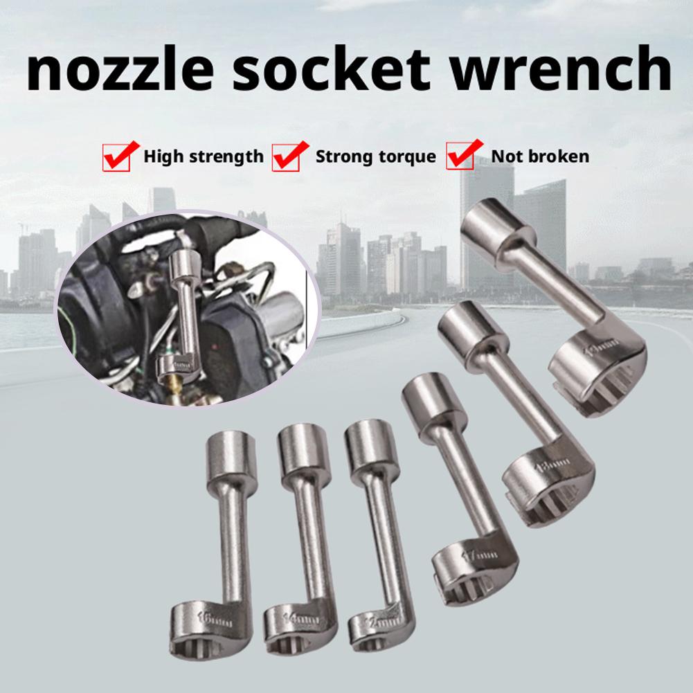 Kraftstoffleitung Steckschlüssel Diesel-Kraftstoffeinspritzleitung Einspritz-Steckschlüssel Kraftstoffeinspritzrohr Steckschlüssel für Autoreparaturwerkzeug