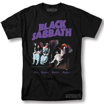 Black Sabbath Ozzy Ozbourne Ροκ Συναυλία Περιοδεία Vintage Γραφιστική Σχεδίαση T-Shirt