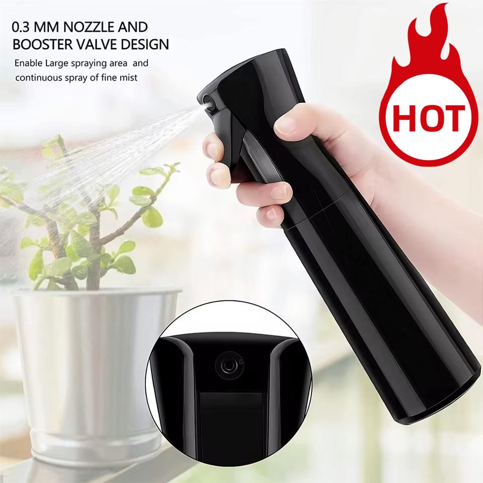 Refillable Hairdressing Spray Bottle Continuous High Pressure Mist Water Can Automatic Salon Barber Water Replenishing Sprayer
