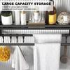 Bathroom Storage Rack Wall-mounted Stainless Steel Towel Rack for Toilet Bathroom Kitchen Hanging