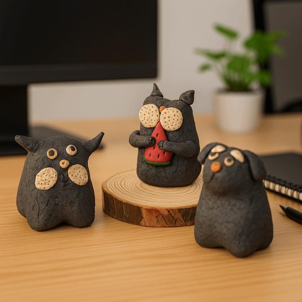 Cute Puppy Decoration Cartoon Decorative Ornaments Creative Miniature Figurines Gift