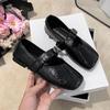 French Rhinestone Flat Bottom Baotou Women's Summer Outside Wear 2025 Fashion and Versatile Single Shoes