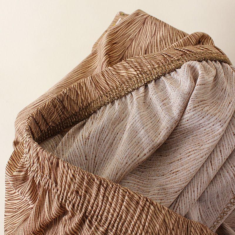 Sommer Kurzarm Outfit für Damen Elegant Viskose Zweiteiler für Mama Oma Stilvoll Dünn Bequem