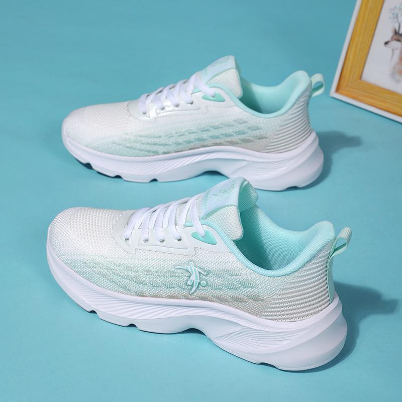 Girls' running shoes Girls' high school students' military training sneakers Women's junior high school students' lightweight shock-absorbing soft-so