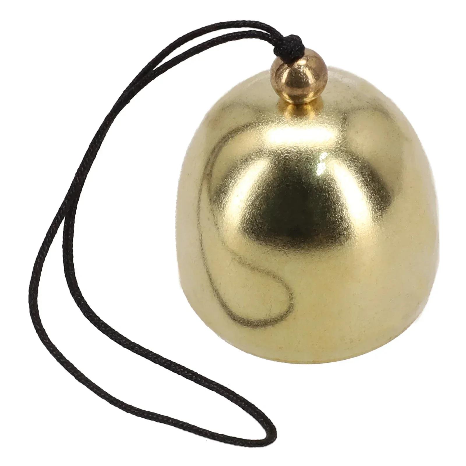 

1Pc Pure Copper Metal Bell Gold Pendant Anti-Theft Door Bell Wind Chime Birthday Gifts Event Party Home Decorations 2.7Cm*2.9Cm Quality