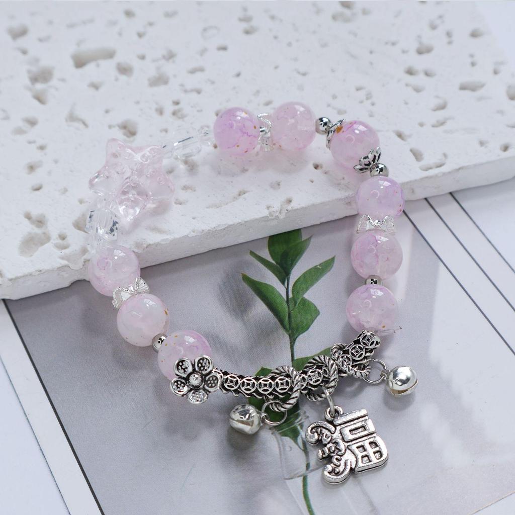 Mori Style Mermaid Crystal Bracelet – Versatile Niche Design for Women, Ideal for Students and Best Friends