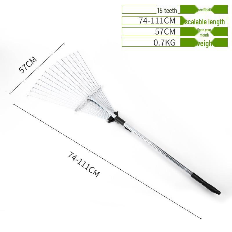 

Грабли сельскохозяйственные из нержавеющей стали для травы и листьев