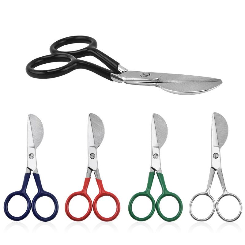 Carpet Trimmer Sharp Duckbill Applique Scissors Stainless Steel Sewing Tailor Embroidery Scissors Cutting Shears Needlework