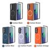 Carbon Fiber Magnetic Shockproof Case for Samsung Galaxy Z Fold 3/4/5/6/7