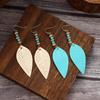 Stylish PU Leather Earrings: Creative Designs & Shapes