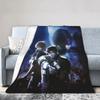Leon S Kennedy Resident Evil  Warm Soft Plush Throw Blanket for Kids and Adults Funny Flannel Bedspread for Sofa Bed Cover