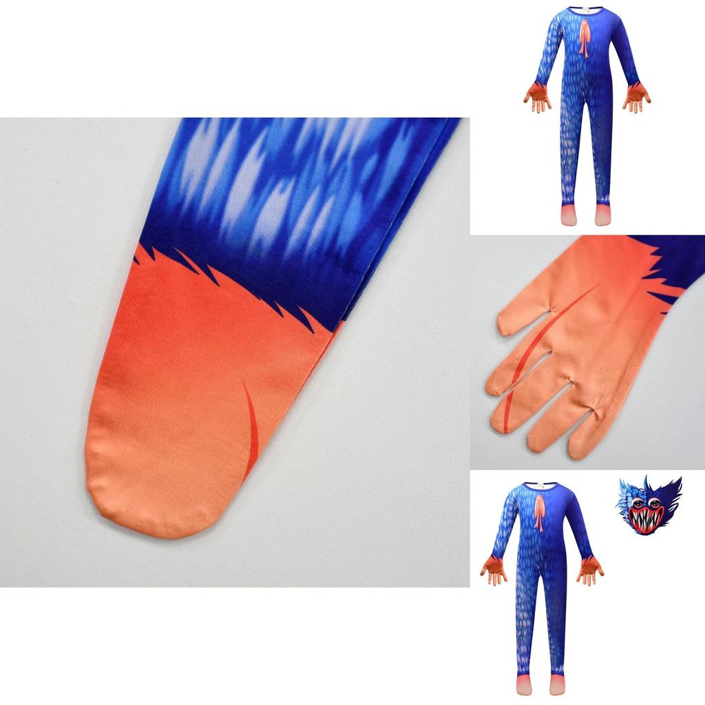 Adorable Huggy Wuggy Bodysuit Jumpsuit For Kids' Cosplay And Dress-up