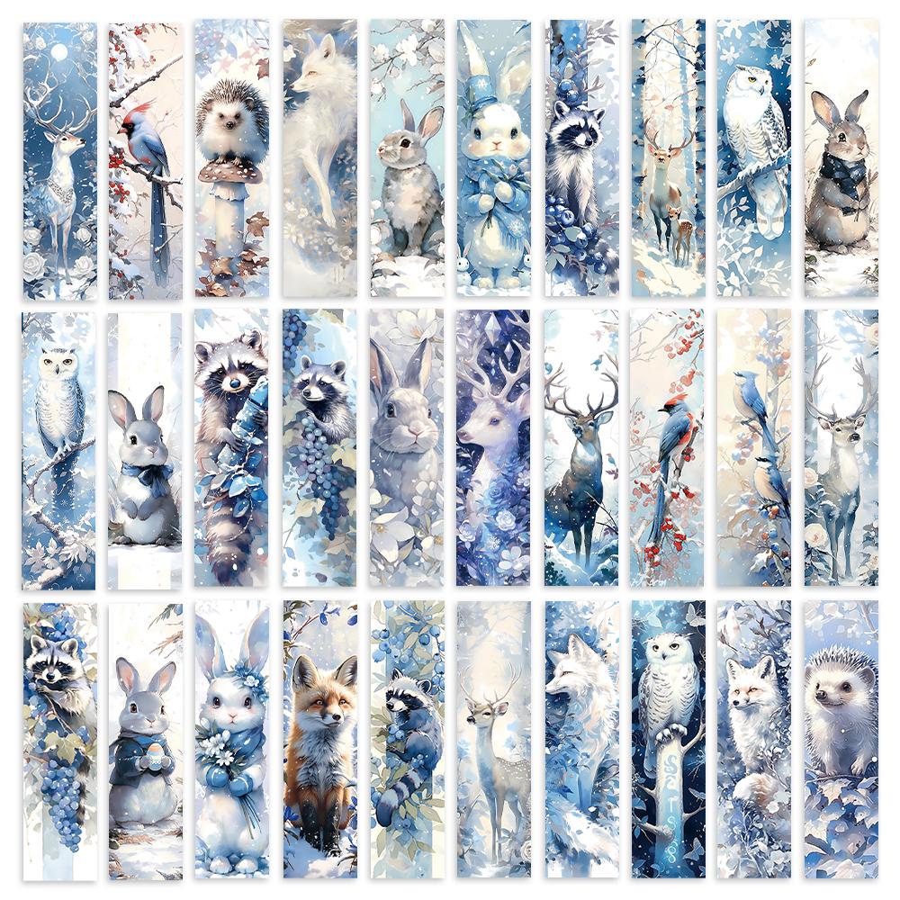 32pcs, Winter Bookmarks, Back to School Season, Christmas, Halloween, Teacher's Day, suitable for readers and birthday gifts.