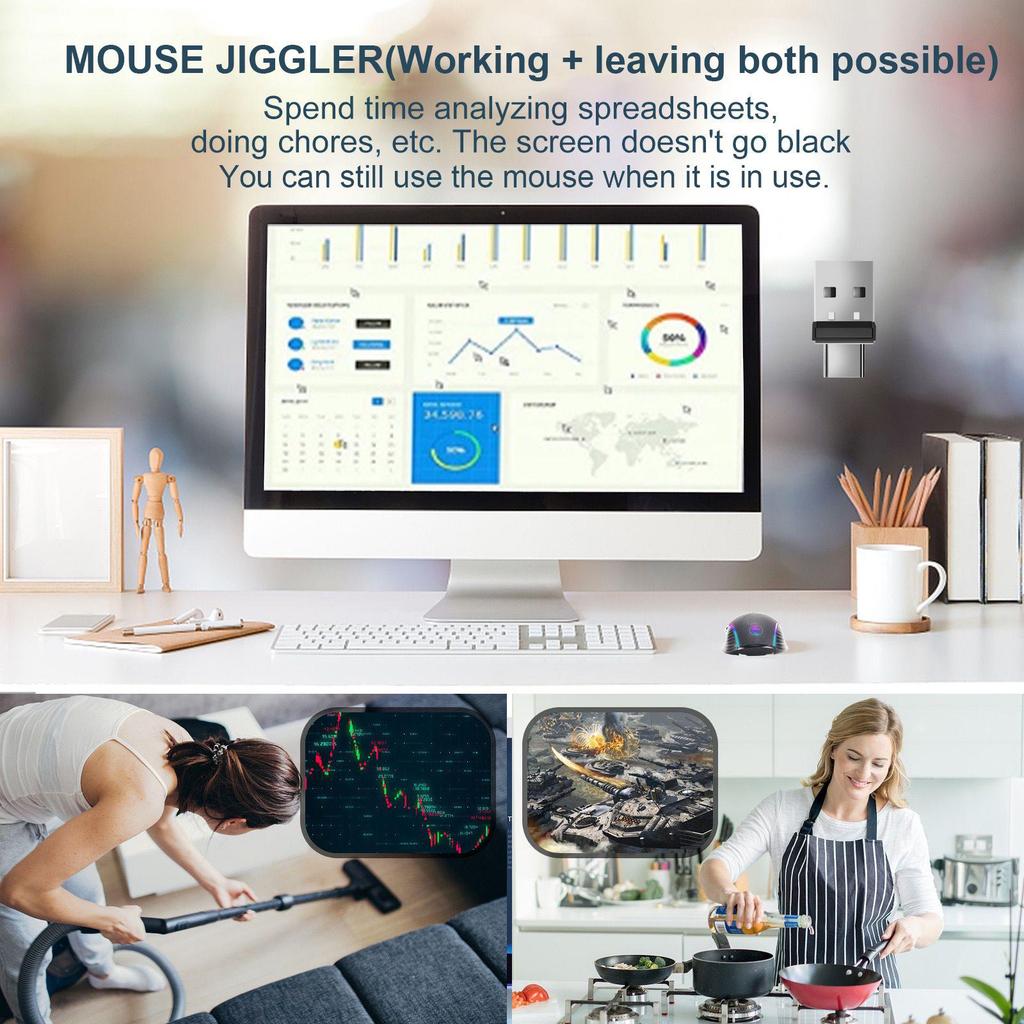 2.4G RGB Wireless Ergonomic Keyboard & Mouse Set with 7-Color Backlit and Anti-Sleep Jitter