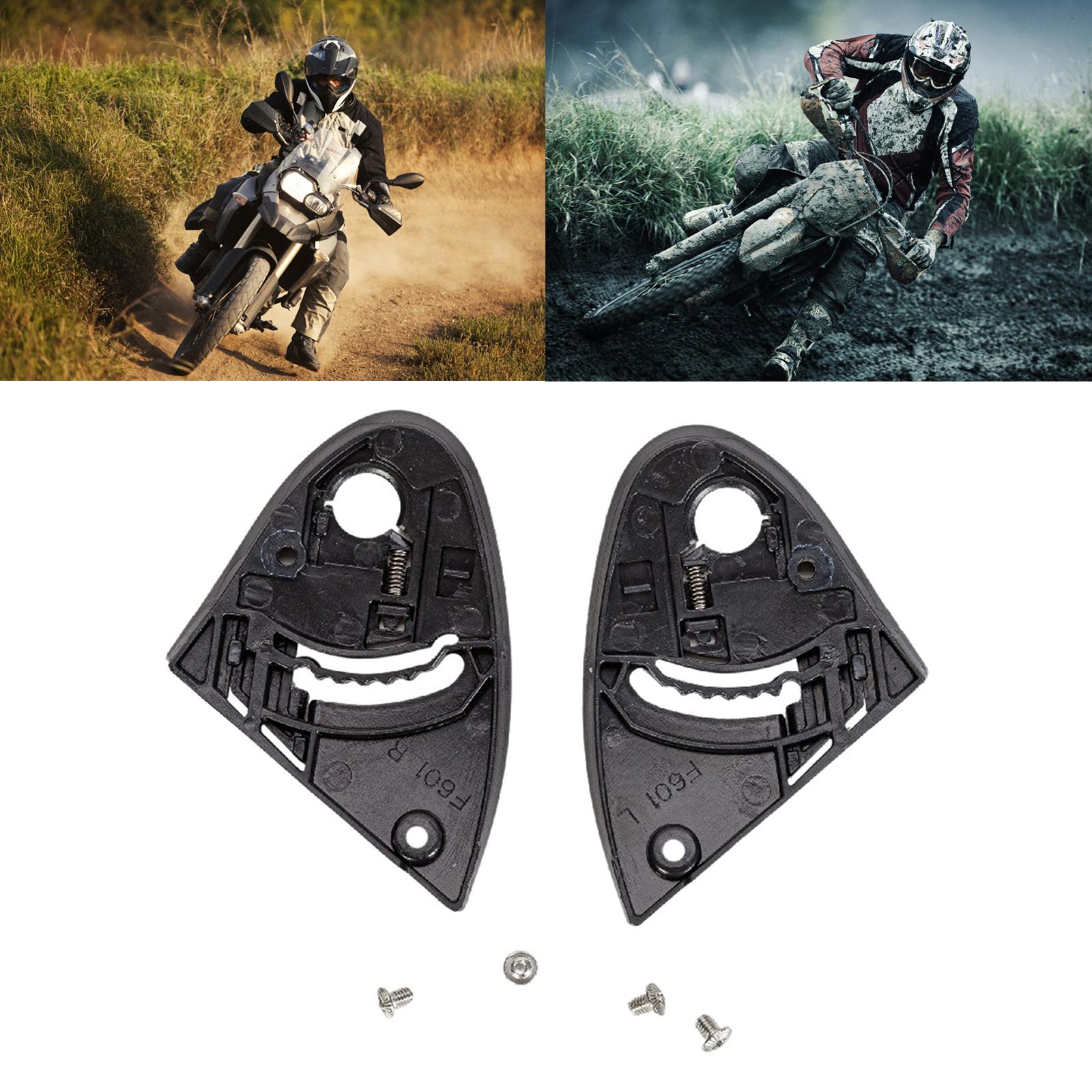 

Replace Shield Faceshields Motorbike Helmet Fix Bracket Compatible for GXT601 602 DV610 Helmet Screen Lens Mounting Base