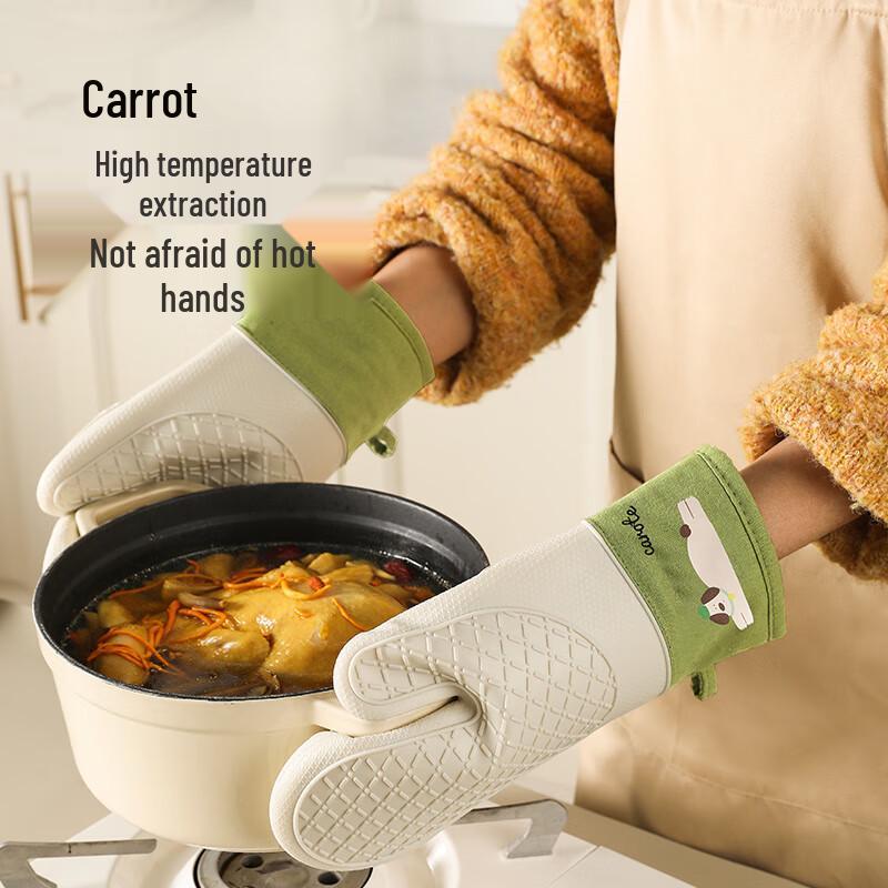 Karotten Silikon Hitzebeständige Küchenhandschuhe