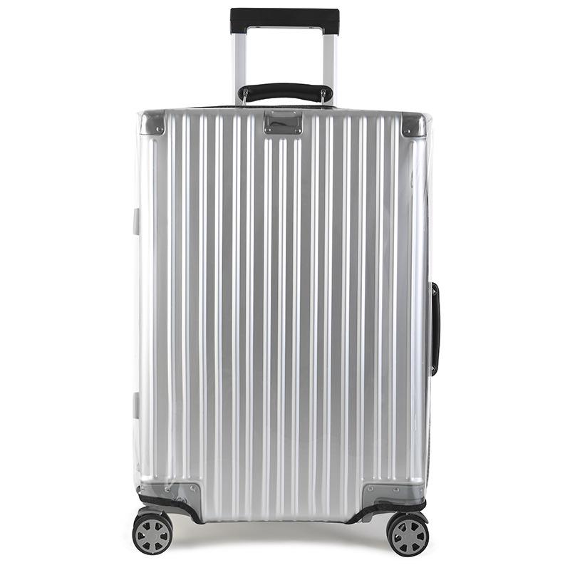 Clear Thickened Waterproof Luggage Cover for Suitcases - Dustproof Protection for 20/24/26/28 Inch Trolley Cases