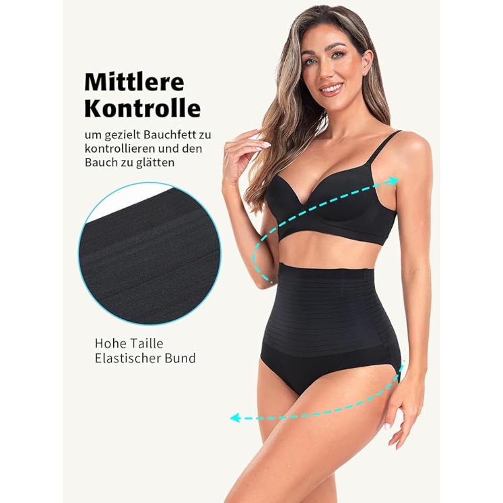 CHARMLEAKS Shapewear for Women Body Shaper Trousers Tummy Control Underpants Soft and Comfortable Shaping Underwear Hip Lifting Bodice Pants