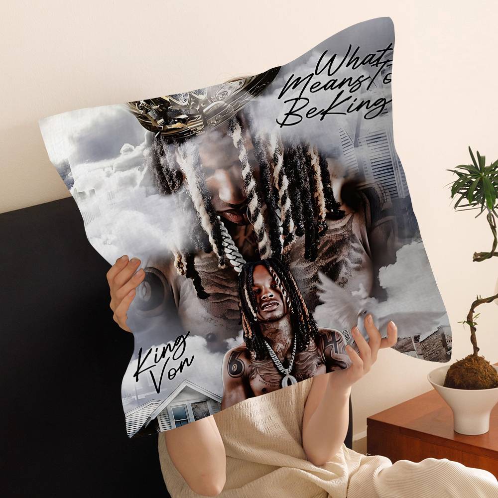 Rapper K-King Cool V-Von Cushion Cover Inches Farmhouse Decor Home Throw Pillow Covers For Couch Decorations