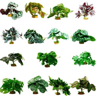 Fish Tanks Plant Artificial Leaf Crafts Simulation Landscape Leaf Plant Landscaping Decorative Plant