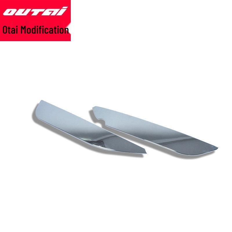 Front Fog Light Eyebrow Bright Strip & Cover Trim for 14-17 Models