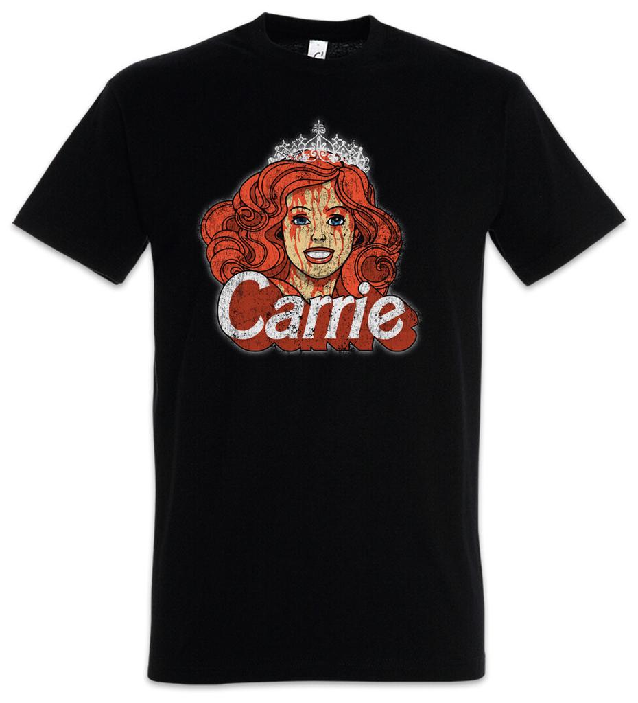 Carrie Puppet Mens T-Shirt Mens Womens Tees Top Horror 1976 White Halloween 80s Letters Fun