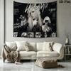 Gaga Wall Tapestry Aesthetic Wall Hanging Printed Fabric Blanket Decorative Tapestries for Bedroom Living Room Home Decor