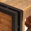 Wine Rack Brown 60 X 45 X 33 Cm Solid Coarse Mango Wood