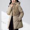 Sleeves Detachable Fashion Woman Parkas Winter Coats Hooded Thick Warm Women's Jackets