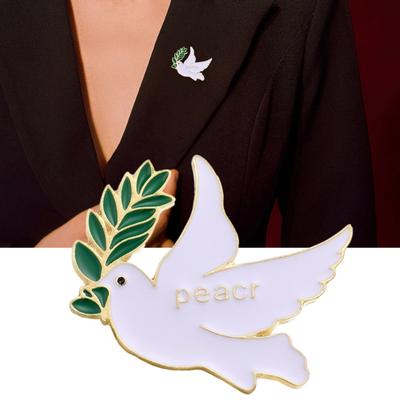 Unique Cartoon Styles Peace Dove Brooch Friendship Symbol Suitable for Fashion Enthusiasts Enhancing Outfit Charm