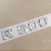 3D Flat Font Chrome Letters R320 R400 4Matic Top Quality ABS Emblem for Mercedes Benz R Class Car Trunk Nameplate Logo Sticker